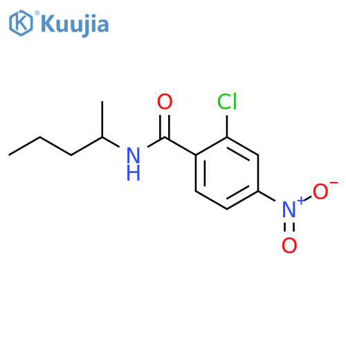 2-chloro-4-nitro-N-(pentan-2-yl)benzamide structure