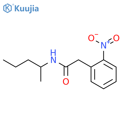 2-(2-nitrophenyl)-N-(pentan-2-yl)acetamide structure