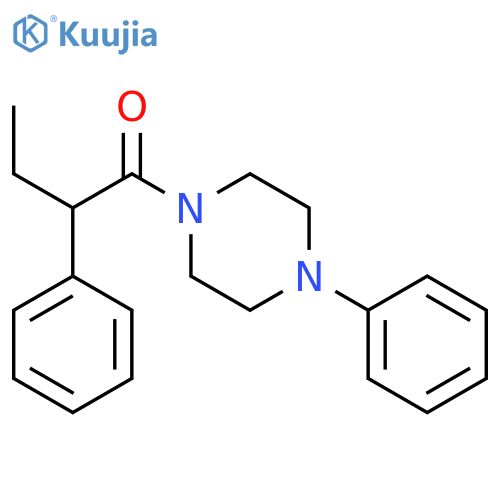 1-phenyl-4-(2-phenylbutanoyl)piperazine structure