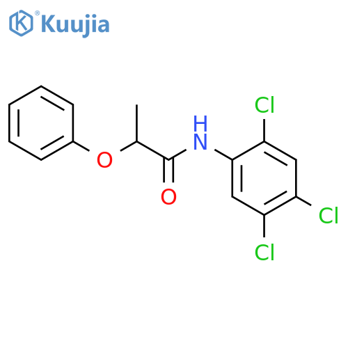 2-phenoxy-N-(2,4,5-trichlorophenyl)propanamide structure