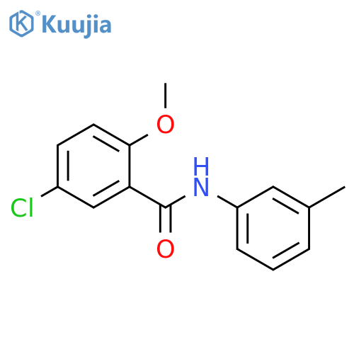 5-Chloro-2-methoxy-N-m-tolyl-benzamide structure