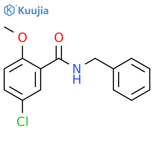 N-benzyl-5-chloro-2-methoxybenzamide structure