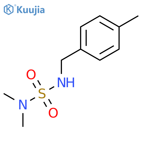 N,N-dimethyl-N'-(4-methylbenzyl)sulfamide structure