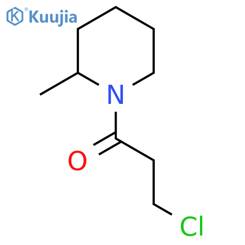 3-Chloro-1-(2-methylpiperidin-1-yl)propan-1-one structure
