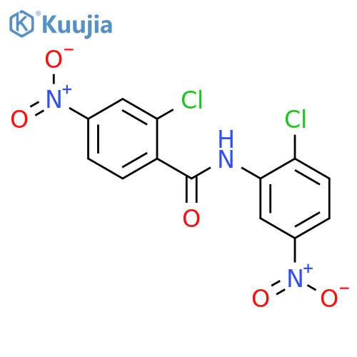 2-chloro-N-(2-chloro-5-nitrophenyl)-4-nitrobenzamide structure