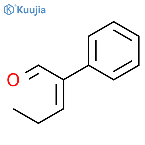 2-Phenyl-2-pentenal structure