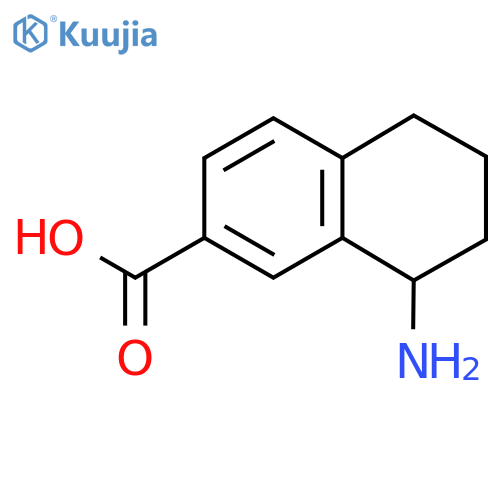 2-Naphthalenecarboxylicacid, 8-amino-5,6,7,8-tetrahydro- structure