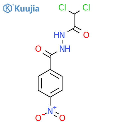 N'-(Dichloroacetyl)-4-nitrobenzohydrazide structure