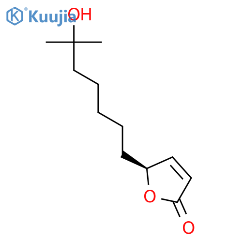 2(5H)-Furanone, 5-(6-hydroxy-6-methylheptyl)-, (5S)- structure