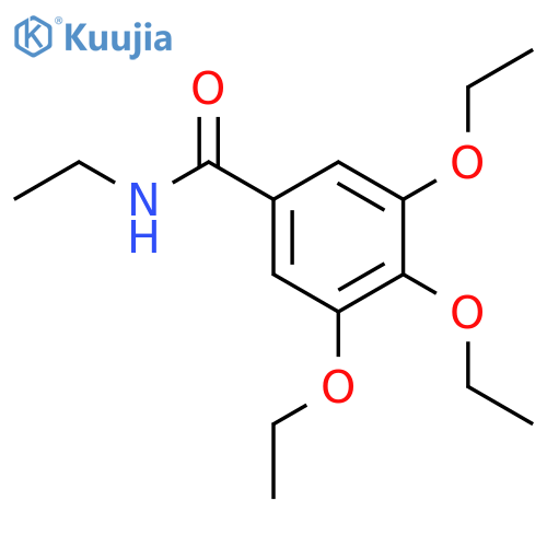 3,4,5-triethoxy-N-ethylbenzamide structure