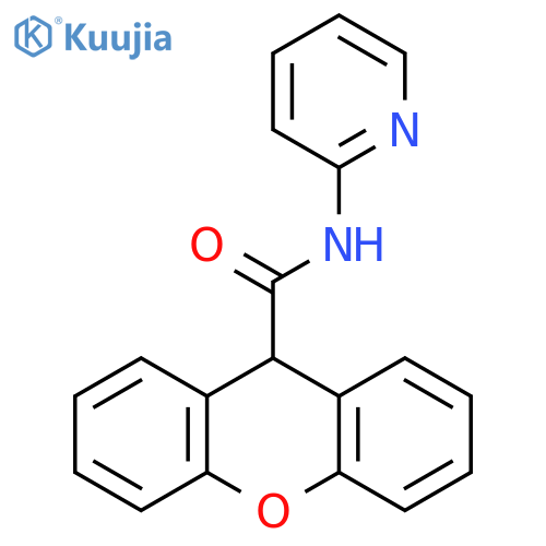 N-pyridin-2-yl-9H-xanthene-9-carboxamide structure
