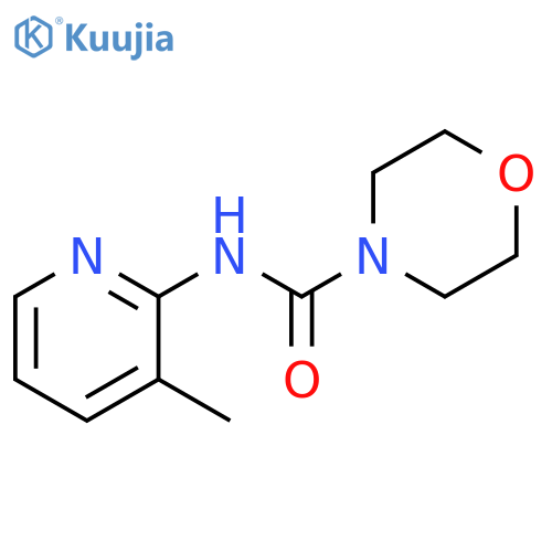 N-(3-Methyl-2-pyridinyl)-4-morpholinecarboxamide structure