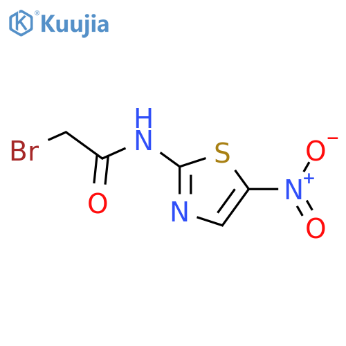 2-Bromo-N-(5-nitrothiazol-2-yl)acetamide structure
