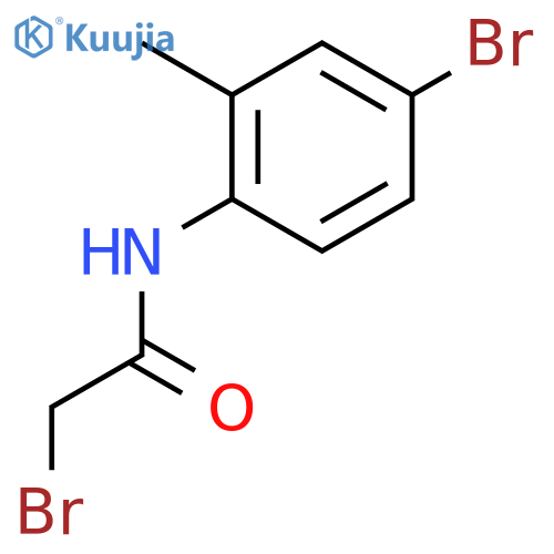 Acetamide, 2-bromo-N-(4-bromo-2-methylphenyl)- structure