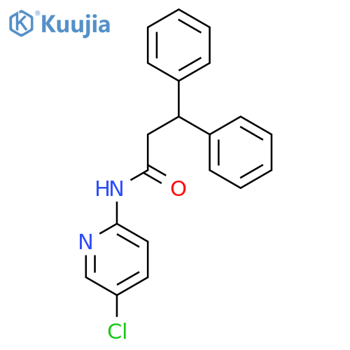 N-(5-Chloro-pyridin-2-yl)-3,3-diphenyl-propionamide structure