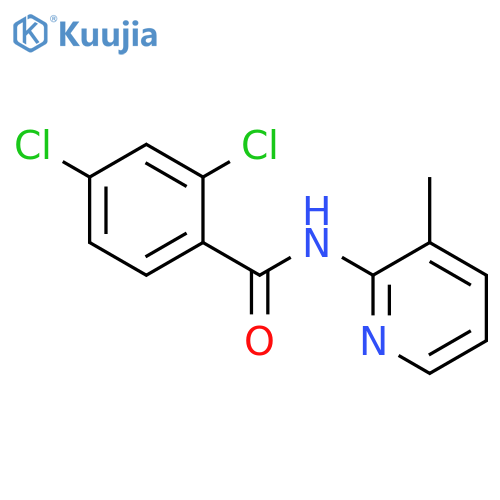 2,4-Dichloro-N-(3-methylpyridin-2-yl)benzamide structure
