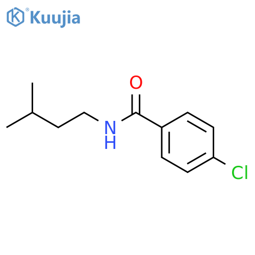 4-Chloro-N-(3-methyl-butyl)-benzamide structure