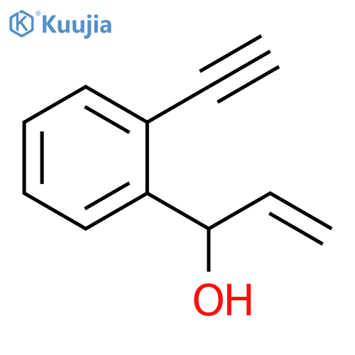 1-(2-ethynylphenyl)prop-2-en-1-ol structure