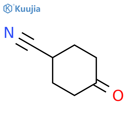 4-oxocyclohexane-1-carbonitrile structure