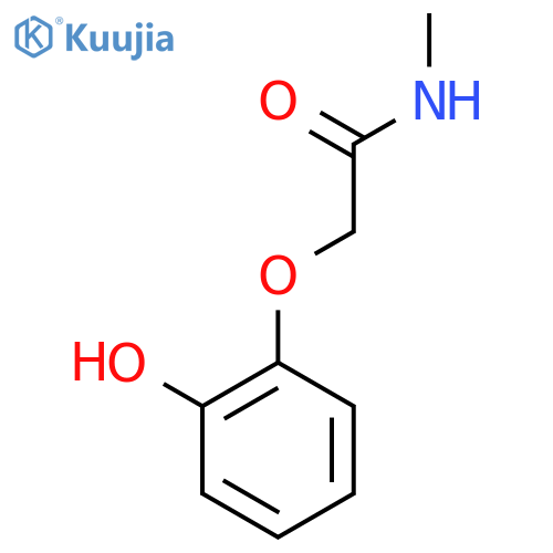 Acetamide, 2-(2-hydroxyphenoxy)-N-methyl- structure