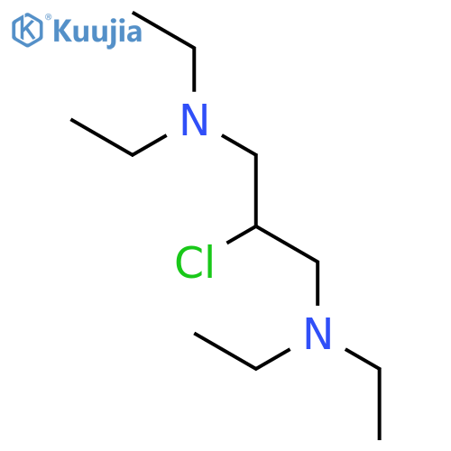 2-Chloro-N,N,N',N'-tetraethyl-1,3-propanediamine structure