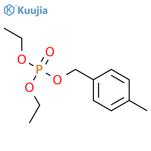 Diethyl (4-methylphenyl)methyl Phosphate structure