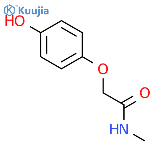 2-(4-hydroxyphenoxy)-N-methylacetamide structure