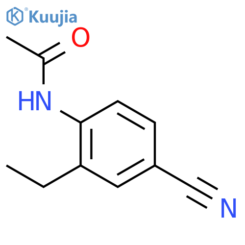 4-Acetamido-3-ethylbenzonitrile structure