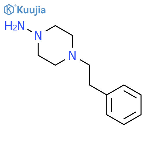4-(2-phenylethyl)piperazin-1-amine structure