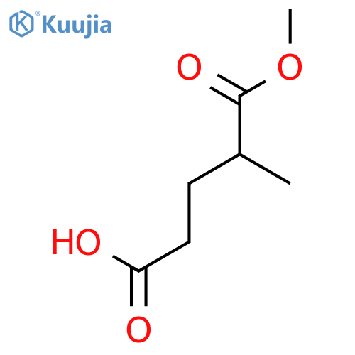 5-methoxy-4-methyl-5-oxopentanoic Acid structure