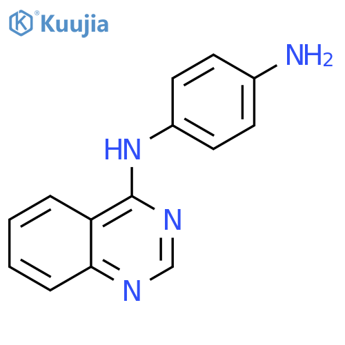 1,4-Benzenediamine, N1-4-quinazolinyl- structure