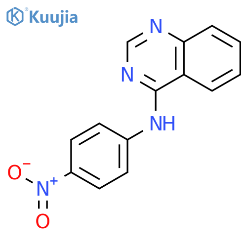 4-Quinazolinamine, N-(4-nitrophenyl)- structure