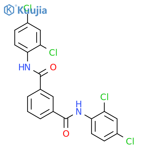 N,N'-bis(2,4-dichlorophenyl)benzene-1,3-dicarboxamide structure