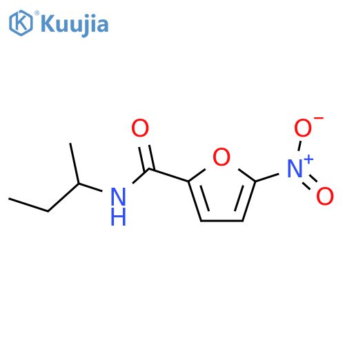 N-(butan-2-yl)-5-nitrofuran-2-carboxamide structure