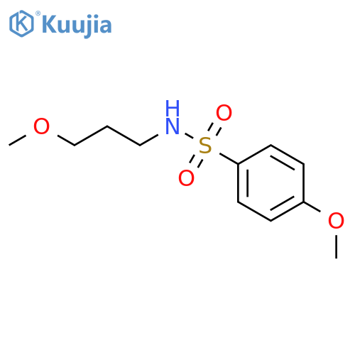 4-Methoxy-N-(3-methoxy-propyl)-benzenesulfonamide structure