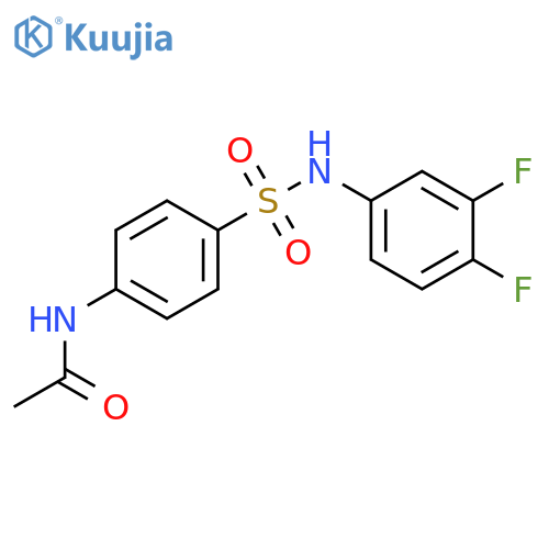 4'-(3,4-Difluorophenylsulfamoyl)acetanilide structure