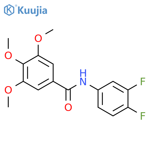 N-(3,4-difluorophenyl)-3,4,5-trimethoxybenzamide structure