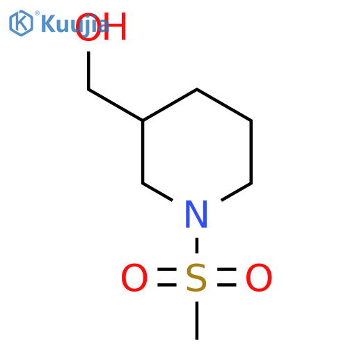(1-Methanesulfonylpiperidin-3-yl)methanol structure