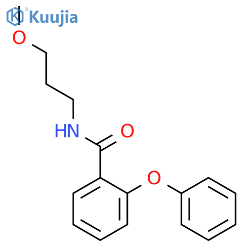 N-(3-methoxypropyl)-2-phenoxybenzamide structure