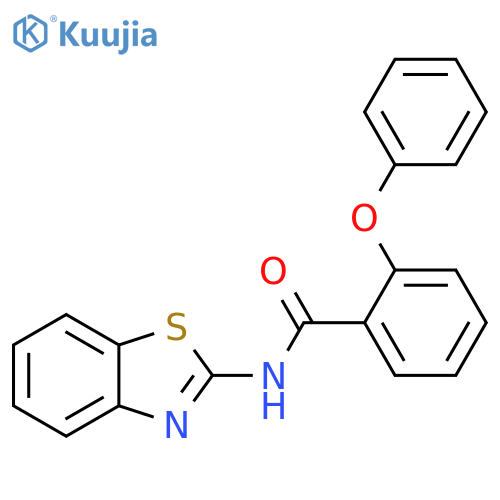 N-(1,3-benzothiazol-2-yl)-2-phenoxybenzamide structure