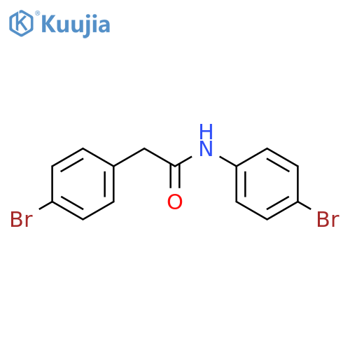 N,2-bis(4-bromophenyl)acetamide structure