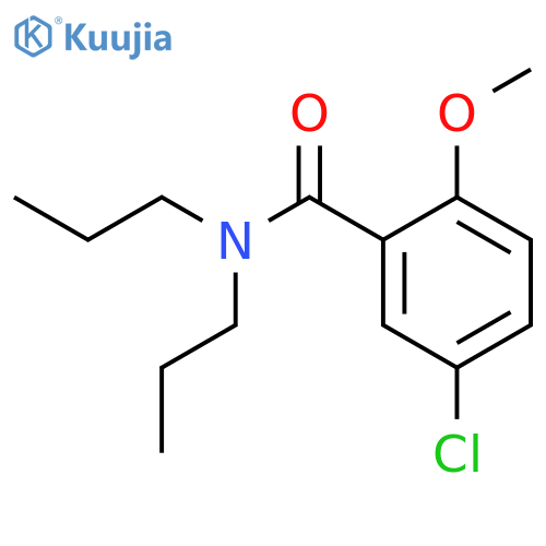 5-chloro-2-methoxy-N,N-dipropylbenzamide structure