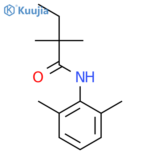 N-(2,6-dimethylphenyl)-2,2-dimethylbutanamide structure