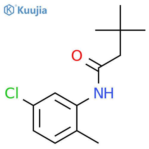 N-(5-chloro-2-methylphenyl)-3,3-dimethylbutanamide structure