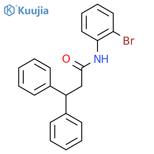 N-(2-Bromophenyl)-3,3-diphenylpropanamide structure