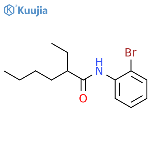 N-(2-bromophenyl)-2-ethylhexanamide structure