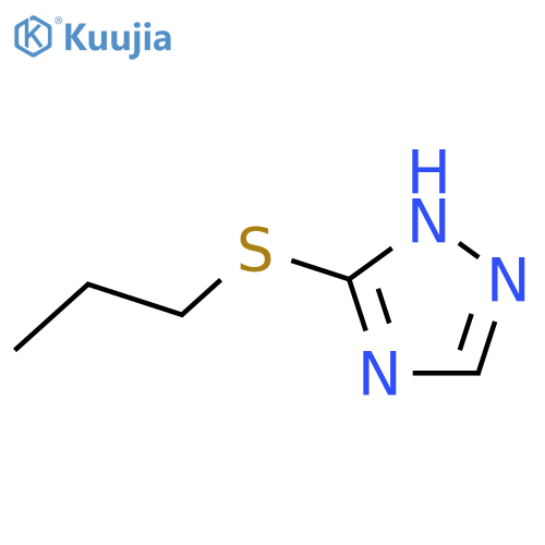 1H-1,2,4-Triazole,5-(propylthio)- structure