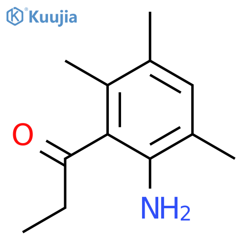 1-Propanone, 1-(2-amino-3,5,6-trimethylphenyl)- structure