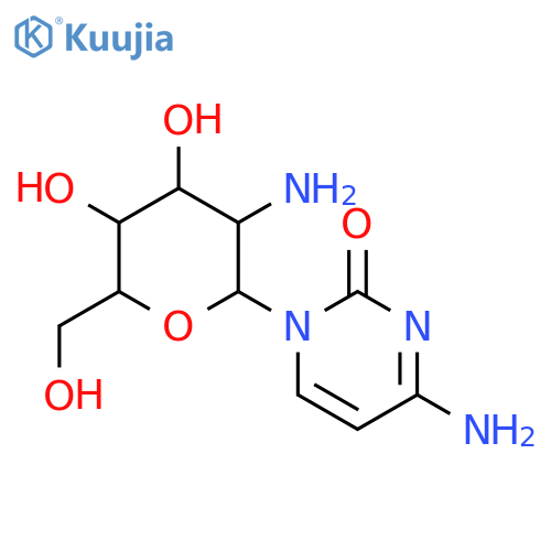 2(1H)-Pyrimidinone,4-amino-1-(2-amino-2-deoxy-b-D-galactopyranosyl)- structure