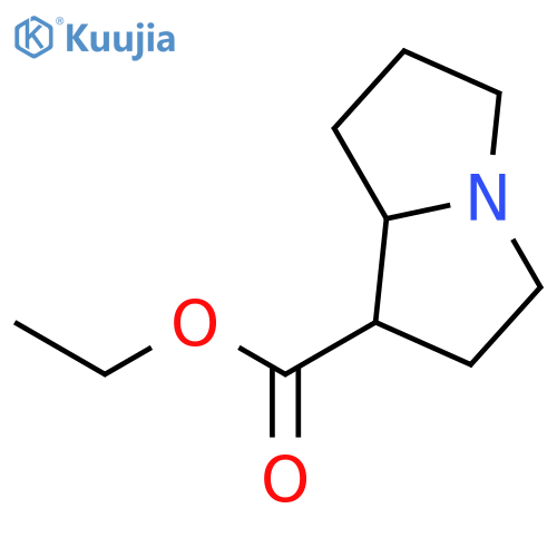 1H-Pyrrolizine-1-carboxylic acid, hexahydro-, ethyl ester, cis- structure